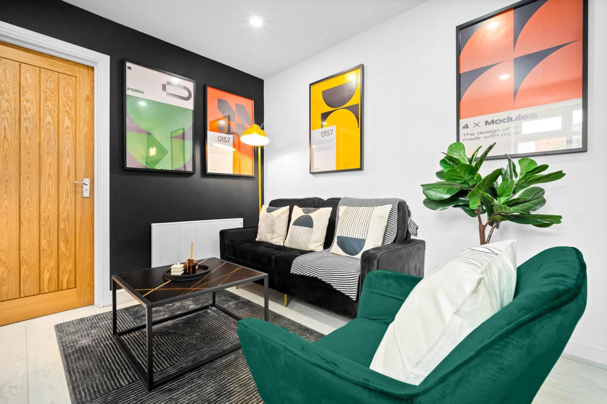 Luxury 3 Bedroom Apartment - Terrace - Near City Centre - Wifi - Smart Tv 1Mr Birmingham Luaran gambar